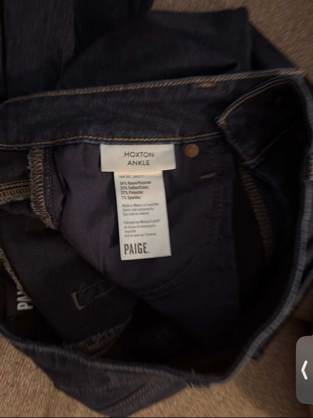 PAIGE Hoxton Ankle woman Dark Indigo Slim Straight Jeans